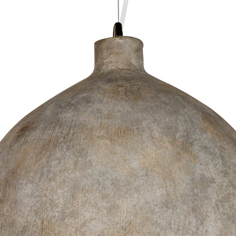 Alec Stone Grey Finish Pendant Light