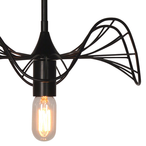 Patrizio Matte Black Finish Pendant Light