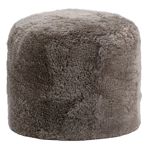 Kiwi Grey Pouf