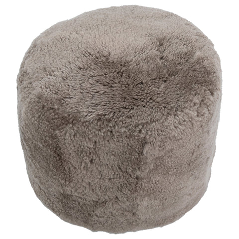 Kiwi Grey Pouf