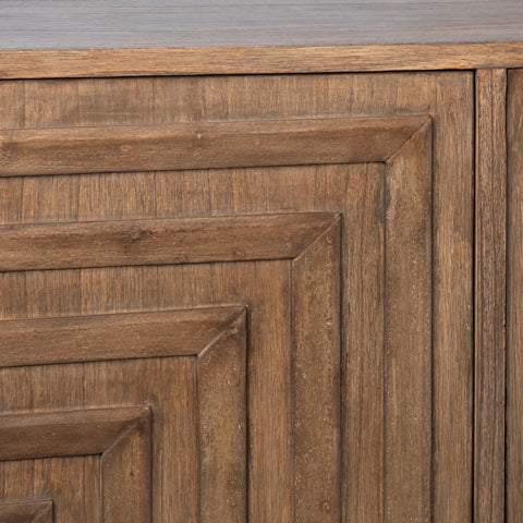 Drennan Medium Brown Natural Wood Finish Sideboard