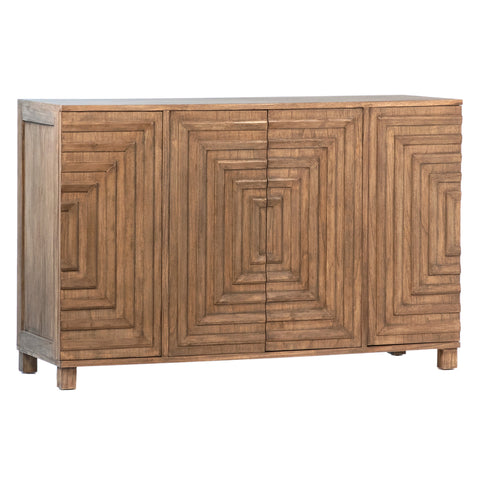 Drennan Medium Brown Natural Wood Finish Sideboard