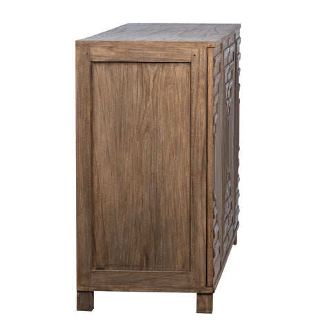 Drennan Medium Brown Natural Wood Finish Sideboard