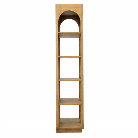 Leonardo Natural Finish Bookcase