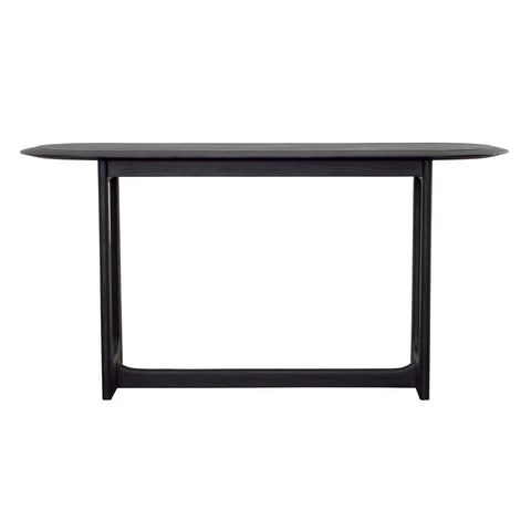 Alamos Black Finish Console Table