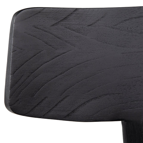Arteaga Black Finish Dining Chair