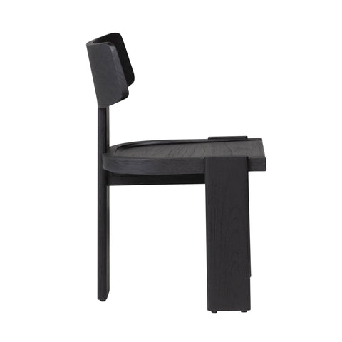 Arteaga Black Finish Dining Chair