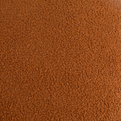 Natasha Rust and Black Legs Occasional Chair