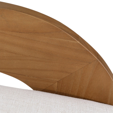 Maravi Beige and Natural Occasional Chair