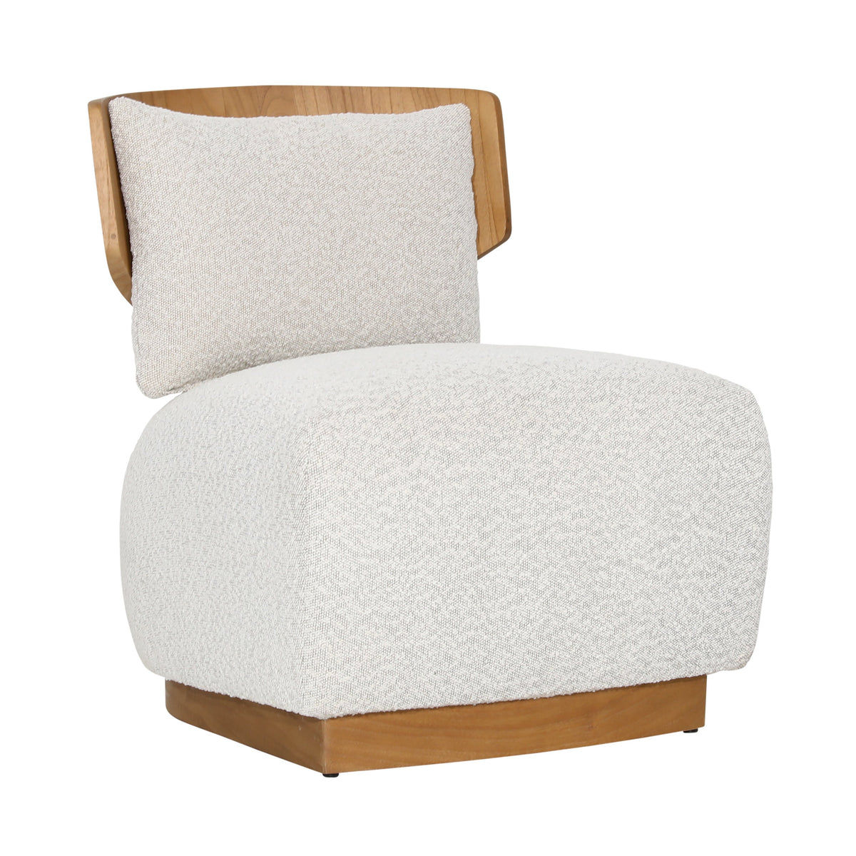Montrose Beige and Natural Occasional Chair