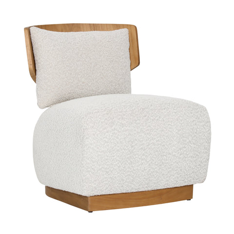 Montrose Beige and Natural Occasional Chair