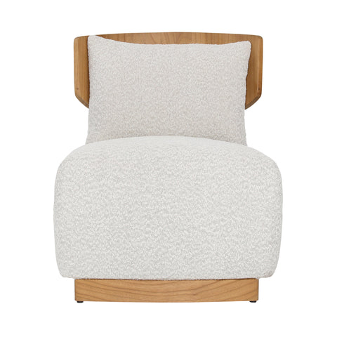 Montrose Beige and Natural Occasional Chair