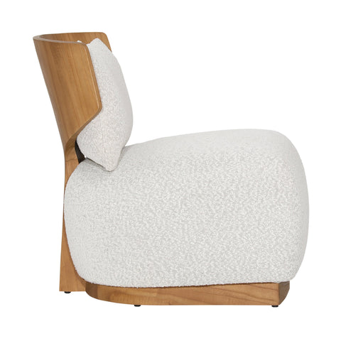 Montrose Beige and Natural Occasional Chair