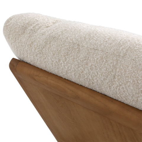Gibson Beige and Natural Occasional Chair
