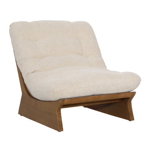Gibson Beige and Natural Occasional Chair