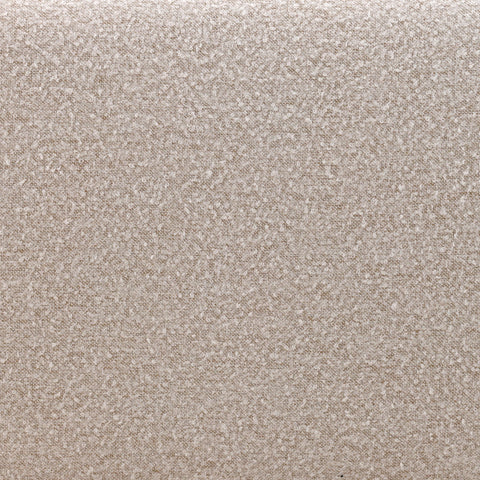 Magali Edwin Beige and Coffee Wood Finish Sofa