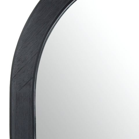 Quincy Black and Antique Brass Mirror
