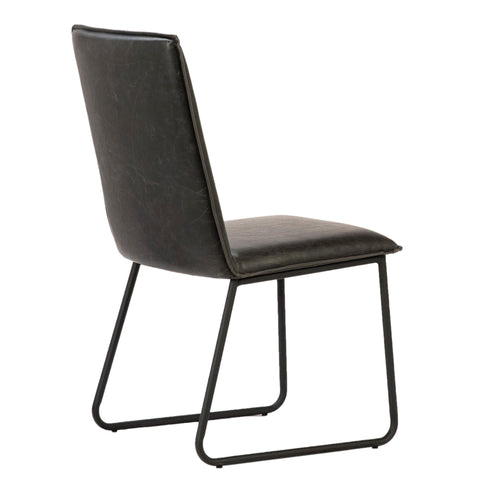 Gordola Antique Black Finish Dining Chair