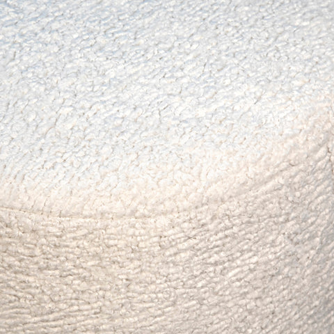 Nixon Natural White Finish Ottoman