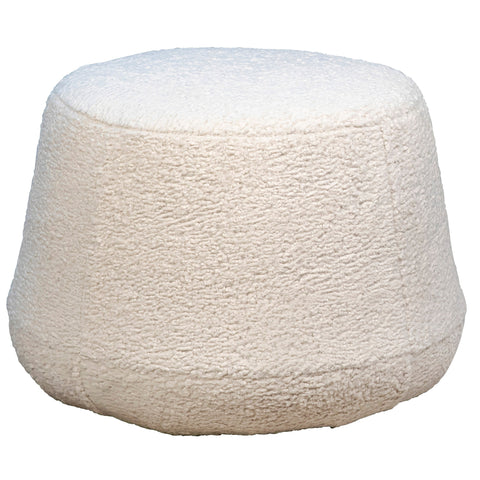 Nixon Natural White Finish Ottoman