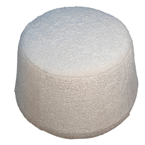 Nixon Natural White Finish Ottoman