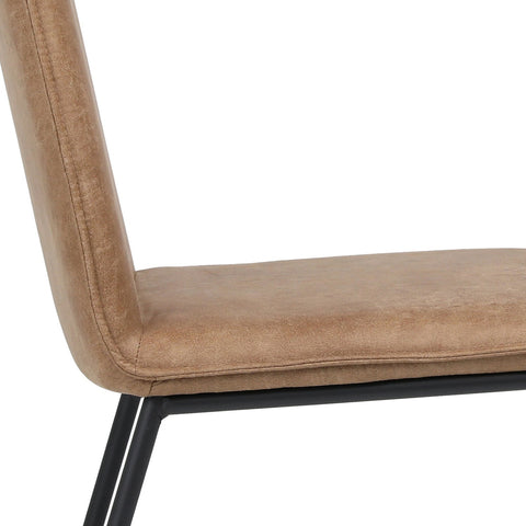 Arlington Toffee Brown Upholstery Dining Chair Set Of 2