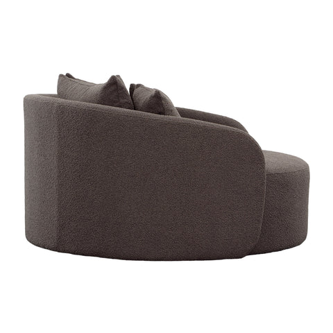 Ember Charcoal Boucle Chair And A Half