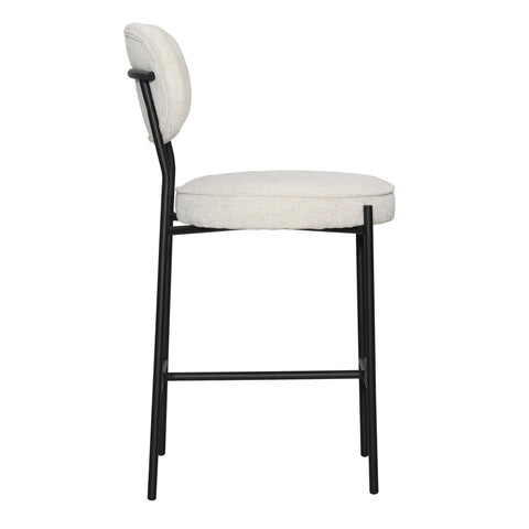 McKinley Beige and Black Counter Stool