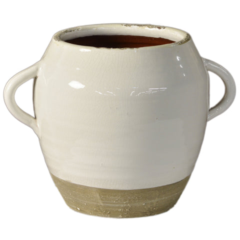 Paloma Off White and Natural Tone Vase