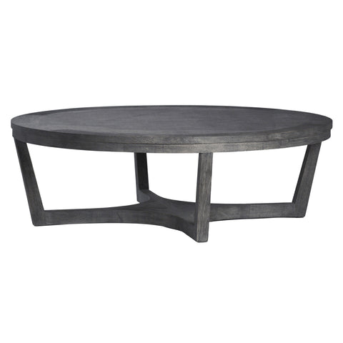 Malburn Black Burnt Oak Sealed Finish Coffee Table