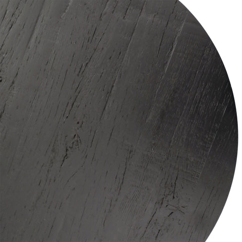 Alvyn Black Sandblasted Finish Side Table
