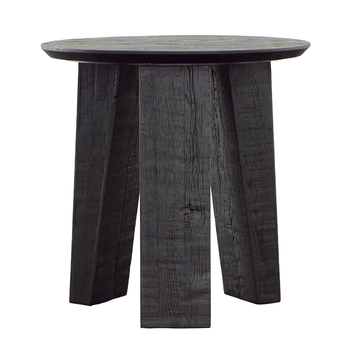 Alvyn Black Sandblasted Finish Side Table