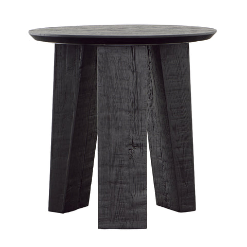 Alvyn Black Sandblasted Finish Side Table