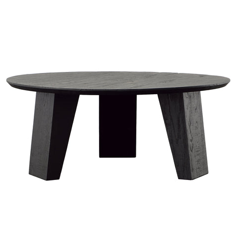 Alvyn Black Sandblasted Finish Coffee Table