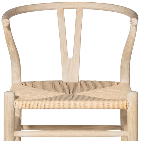 Renault Light Bleached Natural Finish Dining Chair