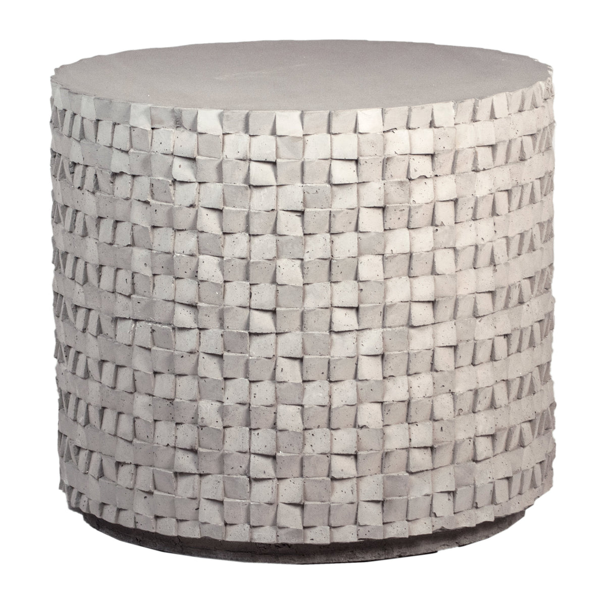 Natsu Light Grey Sealed Concrete Outdoor Side Table