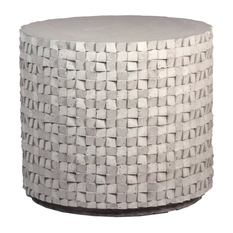 Natsu Light Grey Sealed Concrete Outdoor Side Table