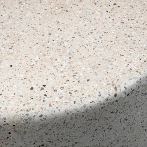 Adriti Off White Terrazzo Outdoor Coffee Table