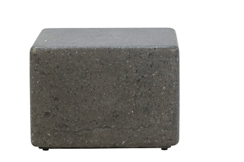 Gordon Grey With Black And White Gravel Outdoor Side Table