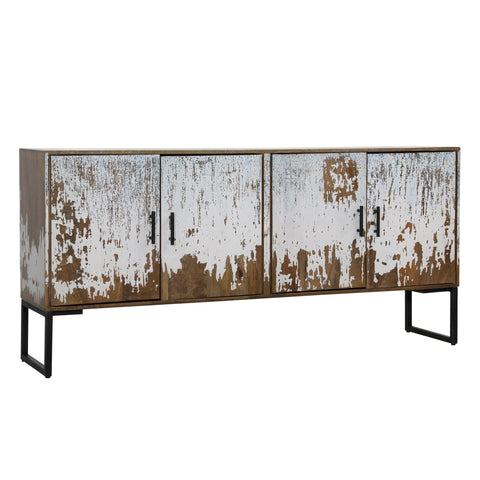 Claes Brown and White Antique Sideboard