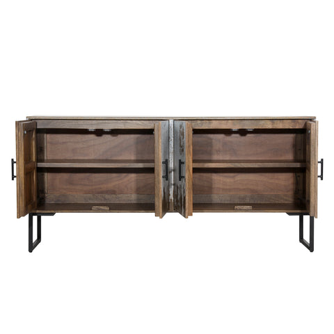 Claes Brown and White Antique Sideboard