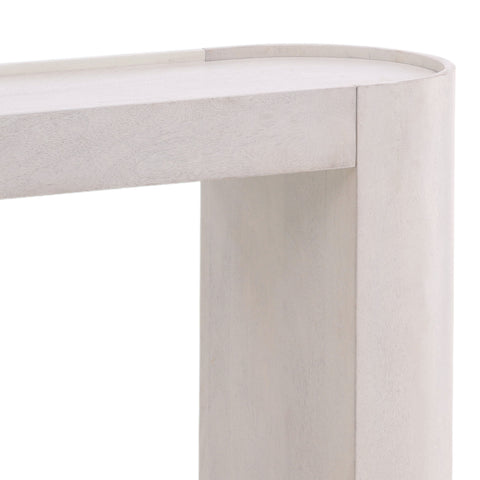 Corden Antique White Wash Sealed Finish Console Table
