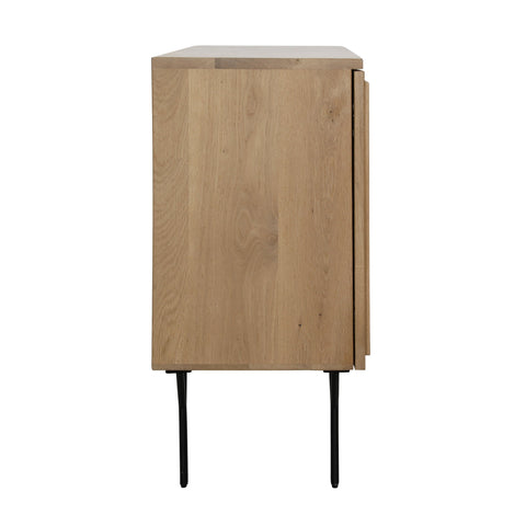 Boise Natural and Black Legs Sideboard