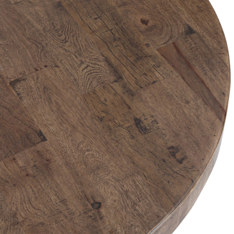 Ronnie Medium Brown Coffee Table Round