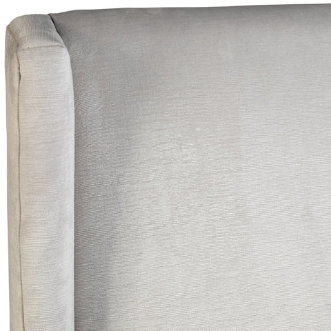 Vernon Off White Upholstery and Light Warm Wash Wood Legs Dining Chair