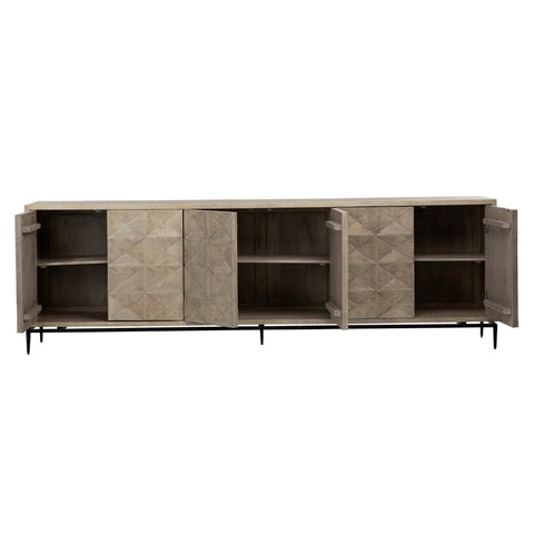 Philip Light Warm Wash Finish Sideboard