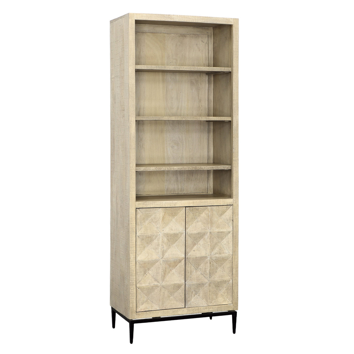 Philip Light Warm Wash Finish Bookcase