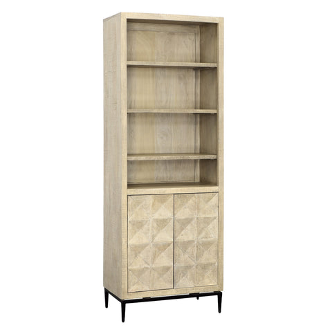 Philip Light Warm Wash Finish Bookcase