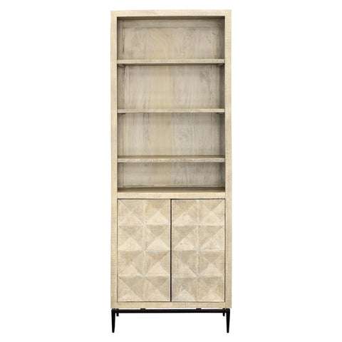 Philip Light Warm Wash Finish Bookcase
