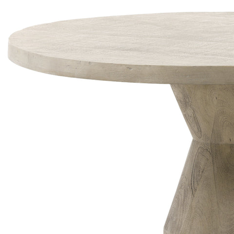 Minerva Grey Wash Finish Dining Table